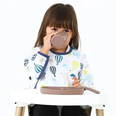 Babyjem Baskılı BLW Kolsuz Mama Önlüğü Balon Desenli - 5