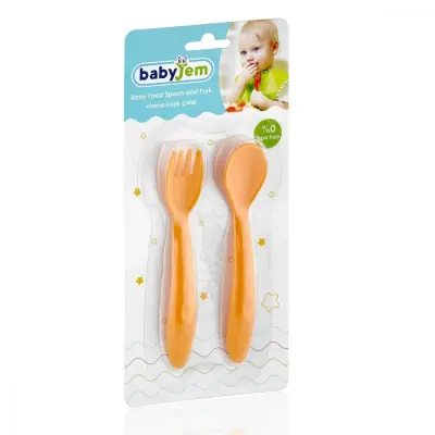 Babyjem Çatal Kaşık Seti Sarı 