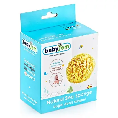 Babyjem Doğal Deniz Bebek Banyo Süngeri - 2