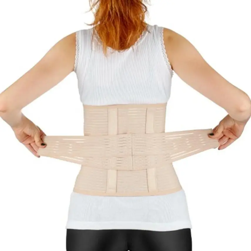 Babyjem Doğum Sonrası Balenli Toparlayıcı Korse Krem - 4