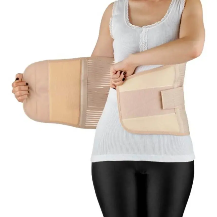 Babyjem Doğum Sonrası Balenli Toparlayıcı Korse Krem - 7