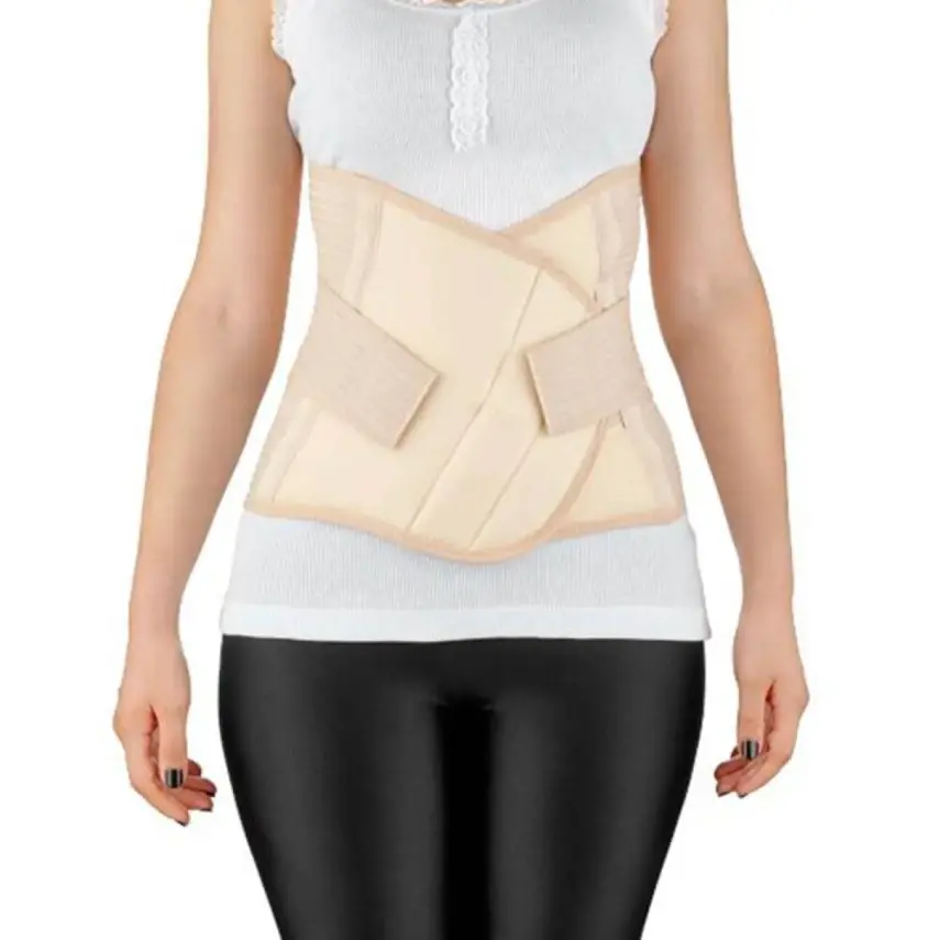 Babyjem Doğum Sonrası Balenli Toparlayıcı Korse Krem - 4
