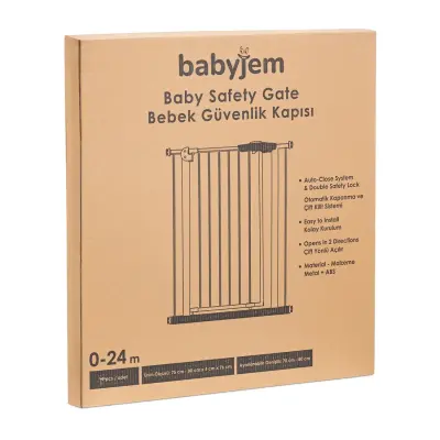 Babyjem Güvenlik Kapısı Antrasit (1)
