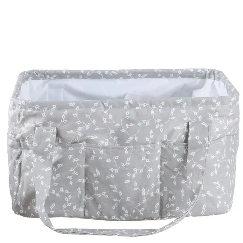 Babyjem Katlamalı Anne ve Bebek Organizer Gri Çiçek - 8