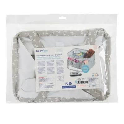 Babyjem Katlamalı Anne ve Bebek Organizer Somon Çiçek - 4