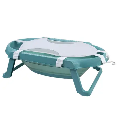 Babyjem Katlanır Banyo Seti 5li Yeni Turkuaz  - 5