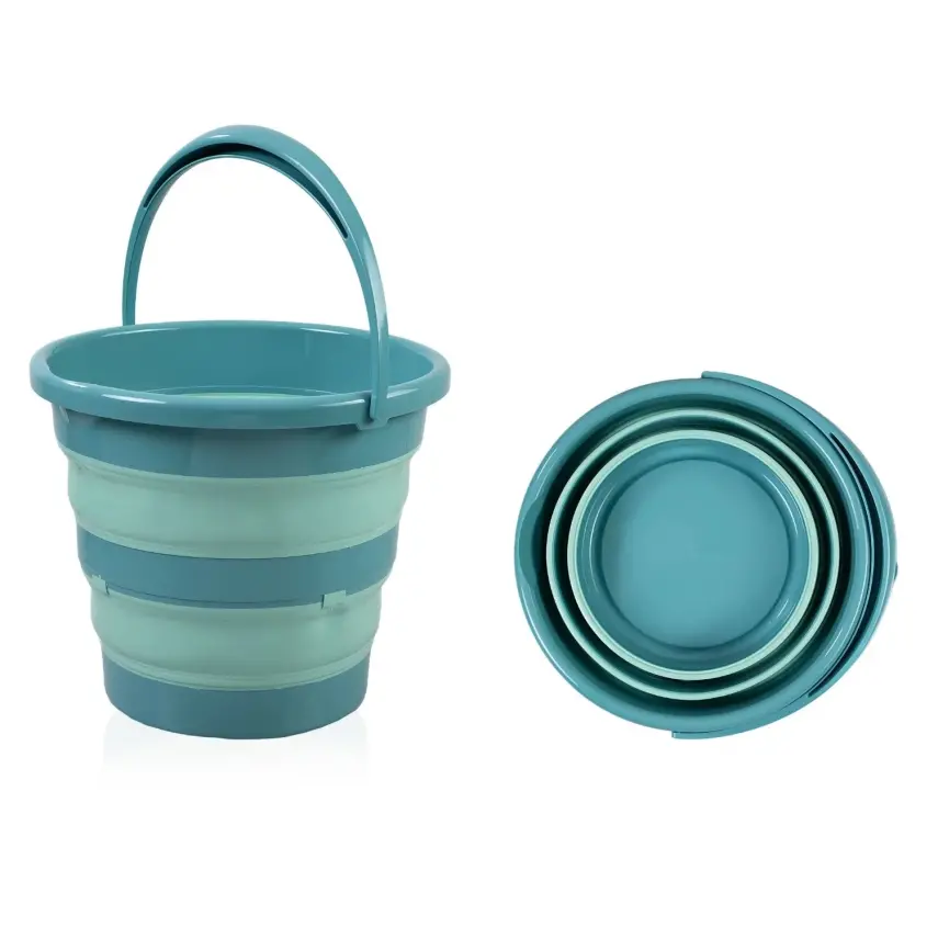 Babyjem Katlanır Banyo Seti 5li Yeni Turkuaz  - 6