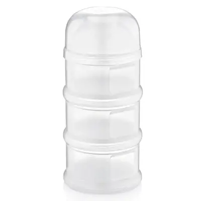 Babyjem Katlı Toz Mama Saklama Kabı Beyaz 