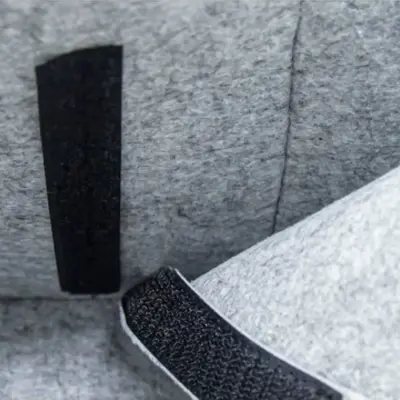 Babyjem Keçe Anne Bebek Bakım Çantası Düzenleyici Organizer Gri Çiçek - 5