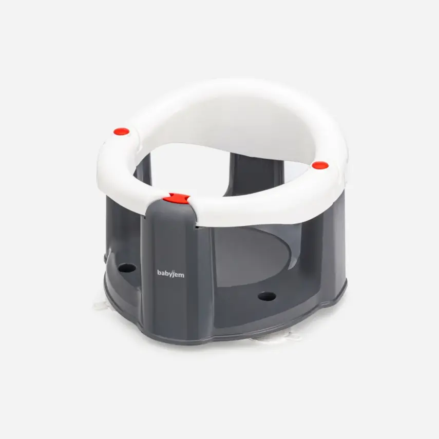 Babyjem Önden Açılır Bebek Banyo&Mama Oturağı Beyaz - 6