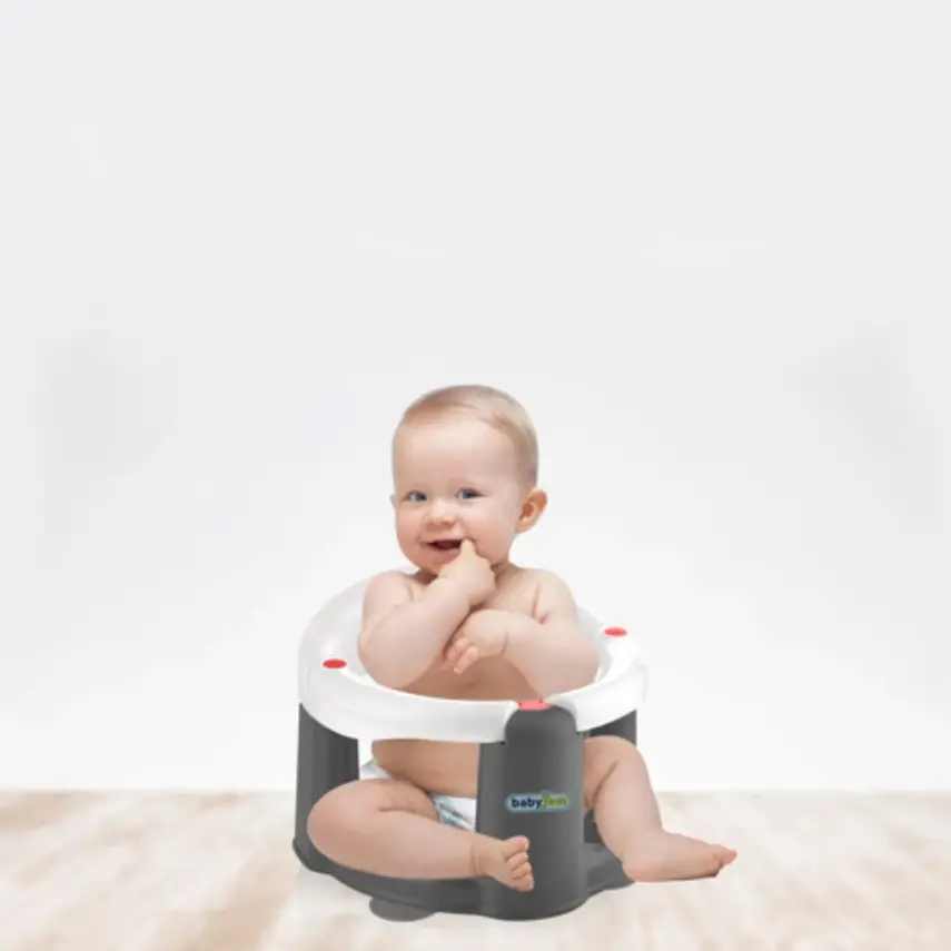 Babyjem Önden Açılır Bebek Banyo&Mama Oturağı Beyaz + Momys Care Bebek Bakım Örtüsü 60*90 cm 10lu - 3