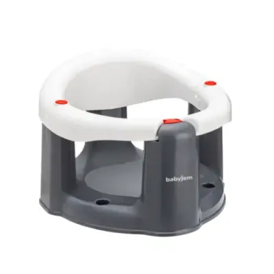 Babyjem Önden Açılır Bebek Banyo&Mama Oturağı Beyaz-Pure Baby Organik Pamuklu Bebek Islak Havlu 90lı - 2