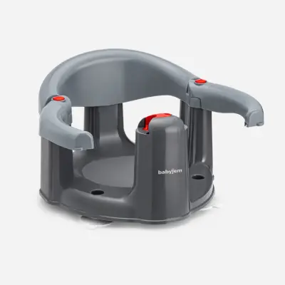 Babyjem Önden Açılır Bebek Banyo&Mama Oturağı Gri - 4
