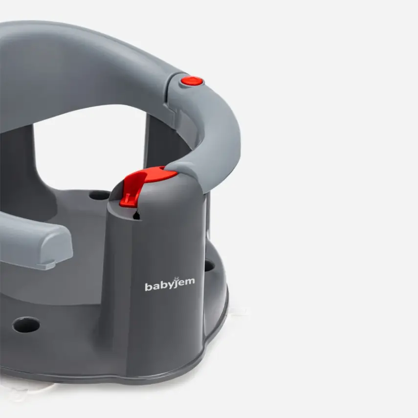 Babyjem Önden Açılır Bebek Banyo&Mama Oturağı Gri - 6