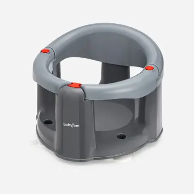 Babyjem Önden Açılır Bebek Banyo&Mama Oturağı Gri - 11