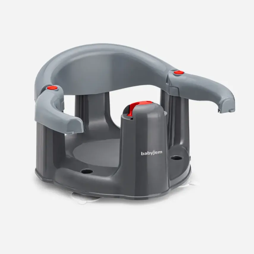 Babyjem Önden Açılır Bebek Banyo&Mama Oturağı Gri - 12