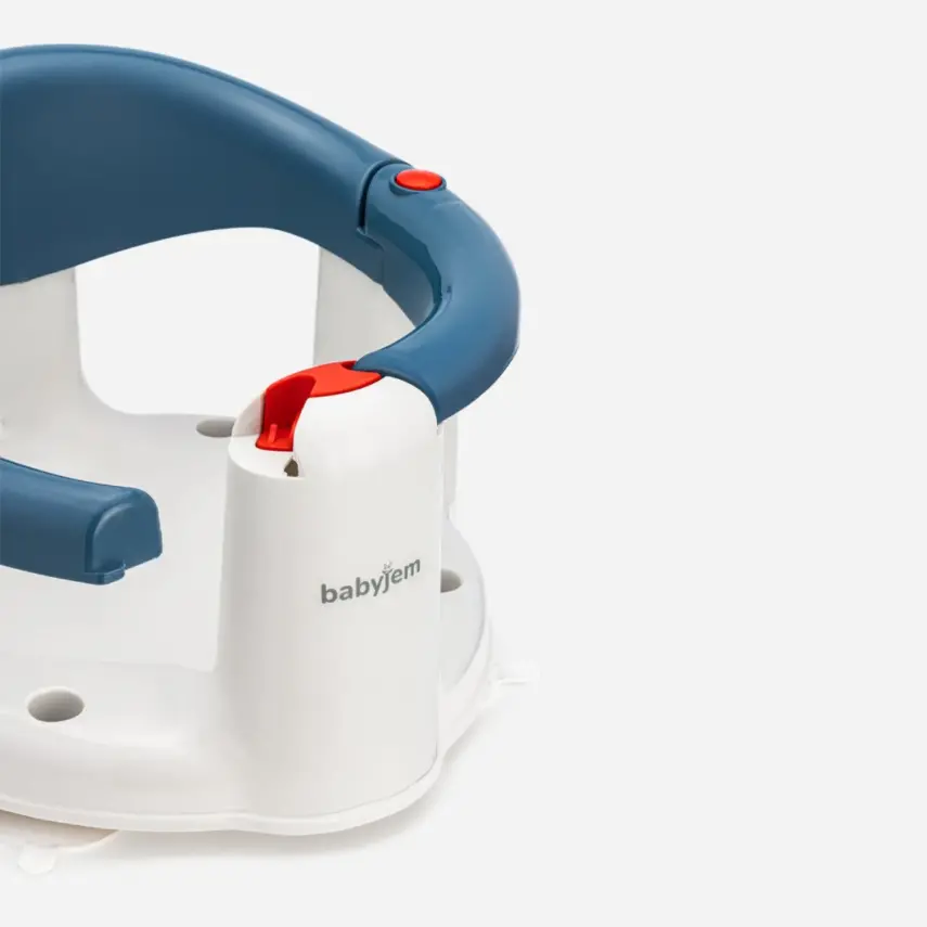 Babyjem Önden Açılır Bebek Banyo&Mama Oturağı İndigo Mavi - 6