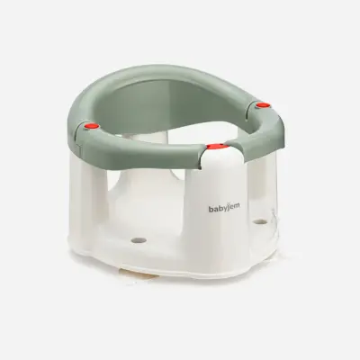 Babyjem Önden Açılır Bebek Banyo&Mama Oturağı Soft Yeşil