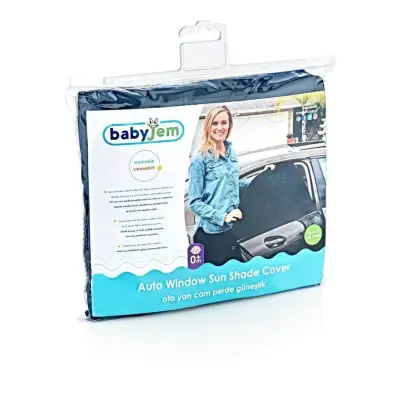 Babyjem Oto Cam Perdesi 52x84 cm 2li - 5