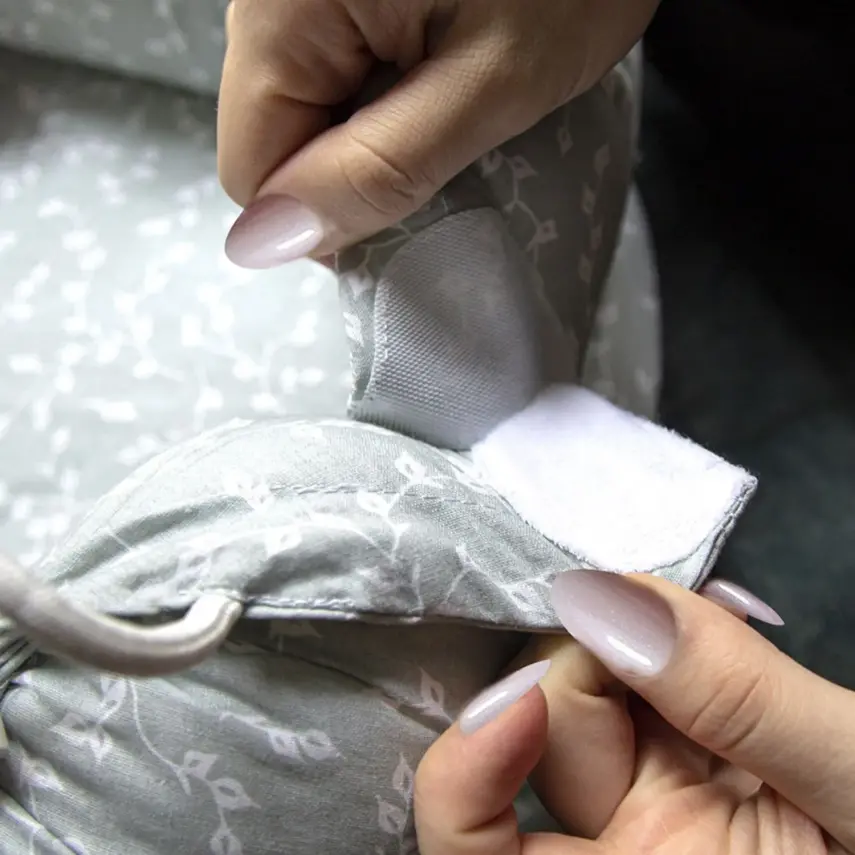 Babyjem Oyuncaklı Anne Baba Yanı Yatağı Yeşil Çiçek - 2