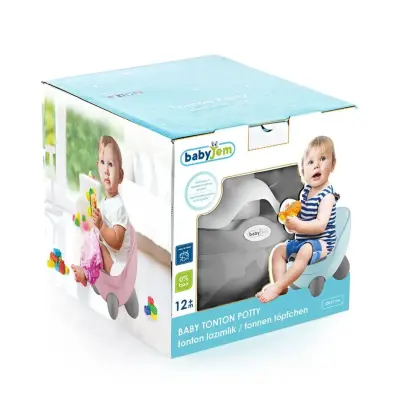 Babyjem Tonton Lazımlık Beyaz - Gri (1)