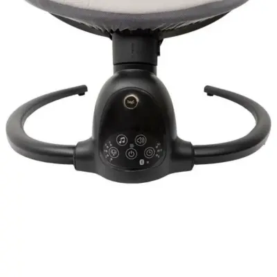 Bagi Dastana Black Otomatik Sallanır Müzikli Zaman Ayarlı Ana Kucağı Solid - 2