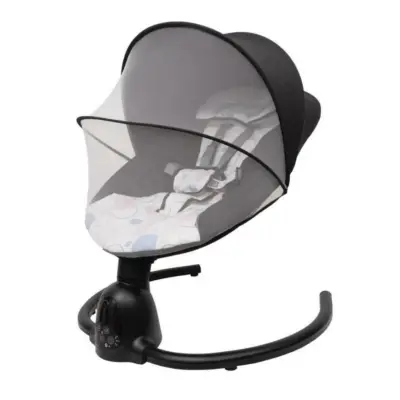 Bagi Dastana Black Otomatik Sallanır Müzikli Zaman Ayarlı Ana Kucağı Square - 1