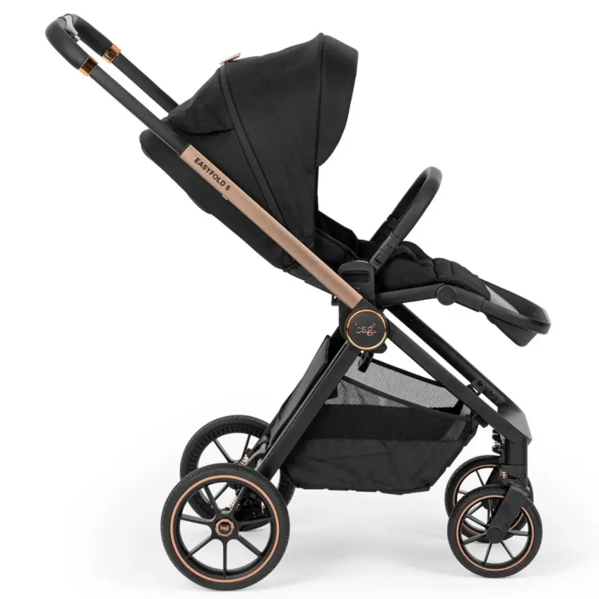 Bagi Easyfold 5 Bebek Arabası Black Gold - 4