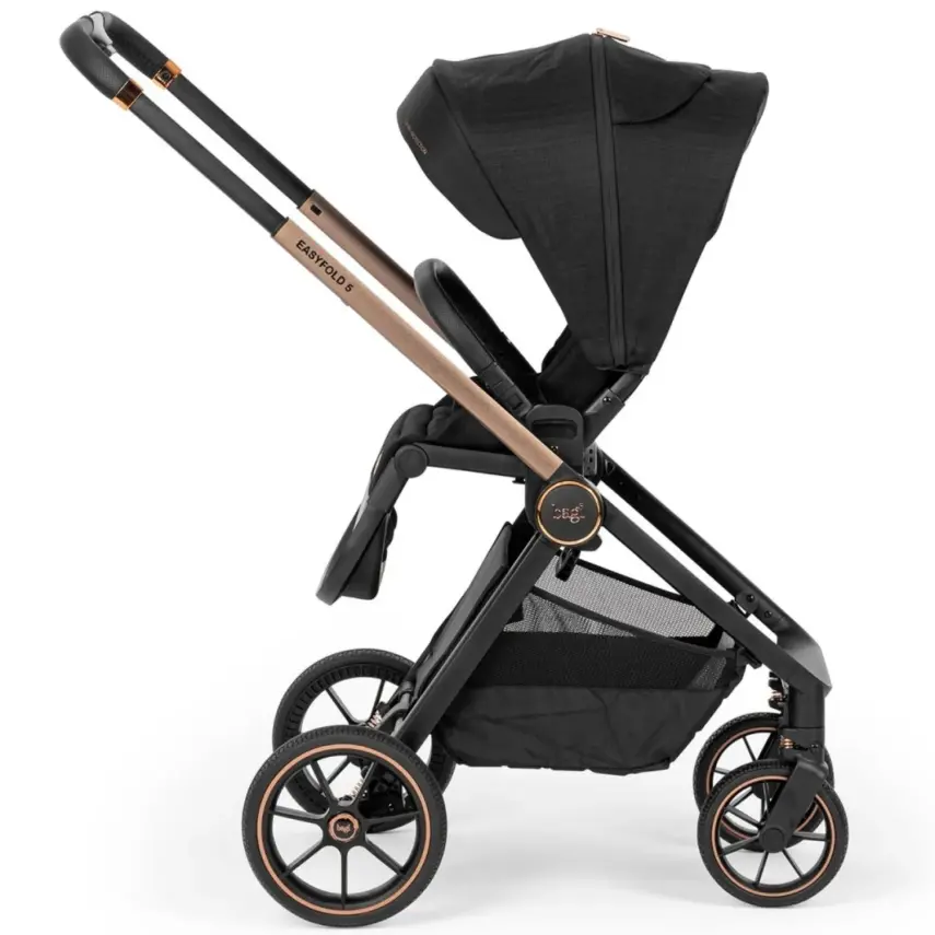 Bagi Easyfold 5 Bebek Arabası Black Gold - 7