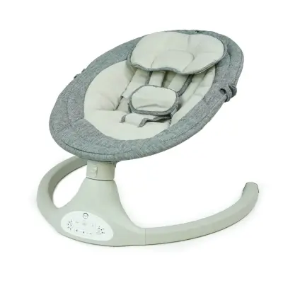 Bagi Moonlight Zaman Ayarlı Otomatik Sallanan Ana Kucağı Koyu Gri - 9