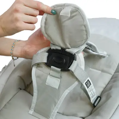 Bagi Moonlight Zaman Ayarlı Otomatik Sallanan Ana Kucağı Koyu Gri - 2