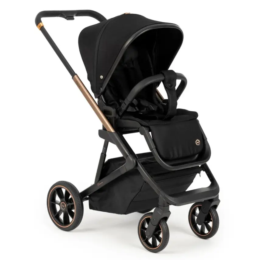 Bagi Nanofold 3 Çift Yönlü Katlanabilir Bebek Arabası Black Gold - 1