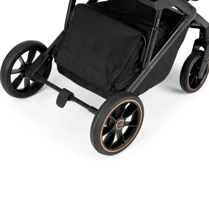 Bagi Nanofold 3 Çift Yönlü Katlanabilir Bebek Arabası Black Gold - 13