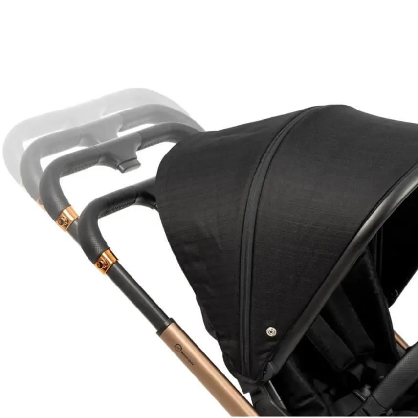 Bagi Nanofold 3 Çift Yönlü Katlanabilir Bebek Arabası Black Gold - 10