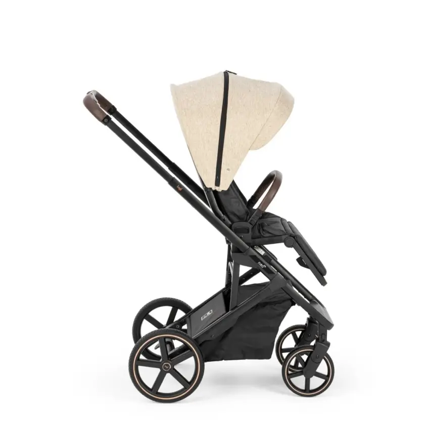 Bagi Neo Big Çift Yönlü Tek Elle Açılır Kapanır Bebek Arabası Beige - 6