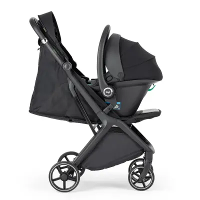 Bagi Taxi Tek Elle Katlanabilir Ultra Hafif Travel Sistem-Seyahat Sistem Bebek Arabası Black - 6