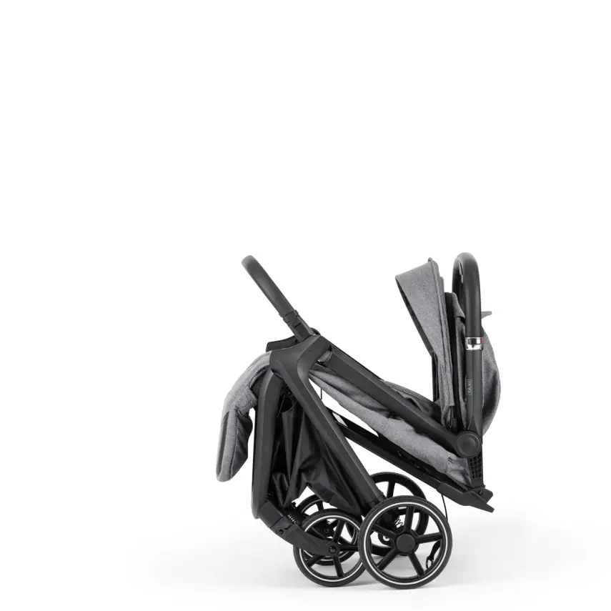 Bagi Taxi Tek Elle Katlanabilir Ultra Hafif Travel Sistem-Seyahat Sistem Bebek Arabası Grey - 3