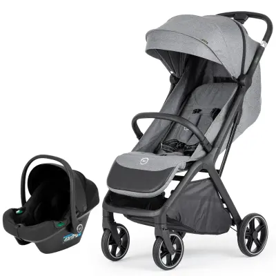 Bagi Taxi Tek Elle Katlanabilir Ultra Hafif Travel Sistem-Seyahat Sistem Bebek Arabası Grey - 2