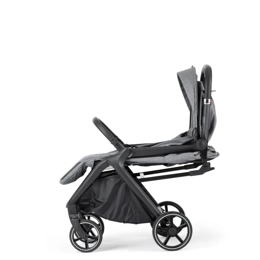 Bagi Taxi Tek Elle Katlanabilir Ultra Hafif Travel Sistem-Seyahat Sistem Bebek Arabası Grey - 15