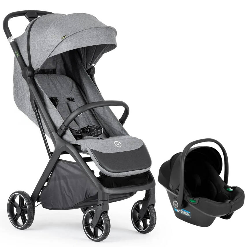 Bagi Taxi Tek Elle Katlanabilir Ultra Hafif Travel Sistem-Seyahat Sistem Bebek Arabası Grey - 1