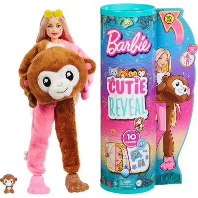 Barbie Cutie Reveal Bebekler Barbie Tropikal Orman Serisi