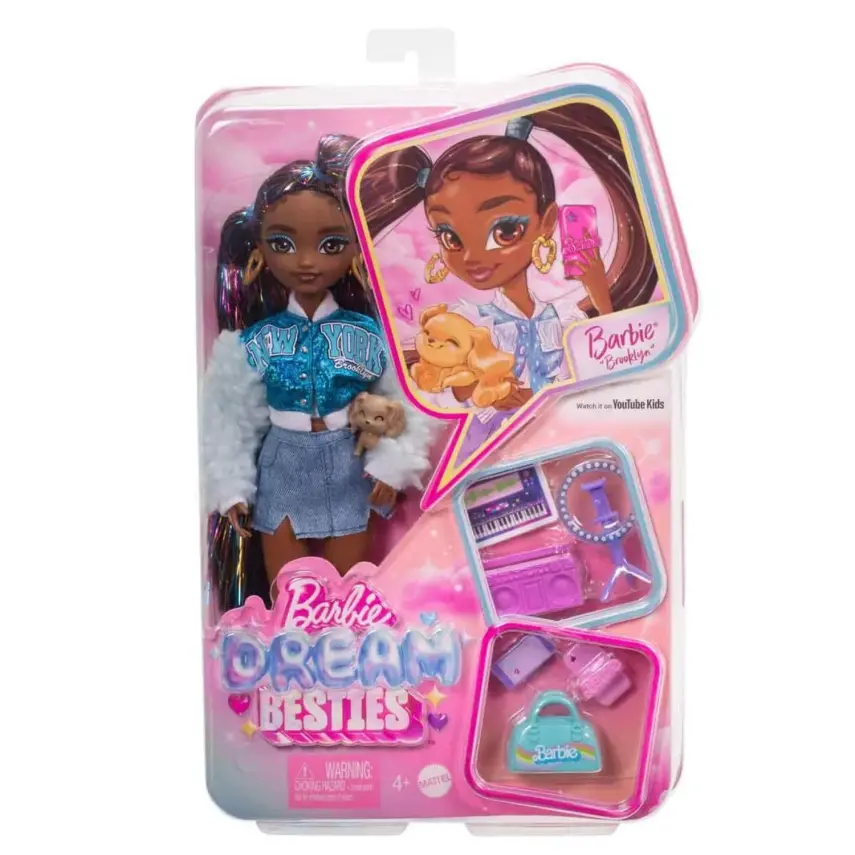 Barbie Dream Besties Ana Karakter Bebeklers Brooklyn - 5