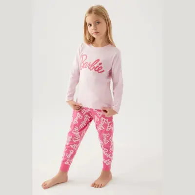 Barbie Kız 2li Takım Toz Pembe - 8