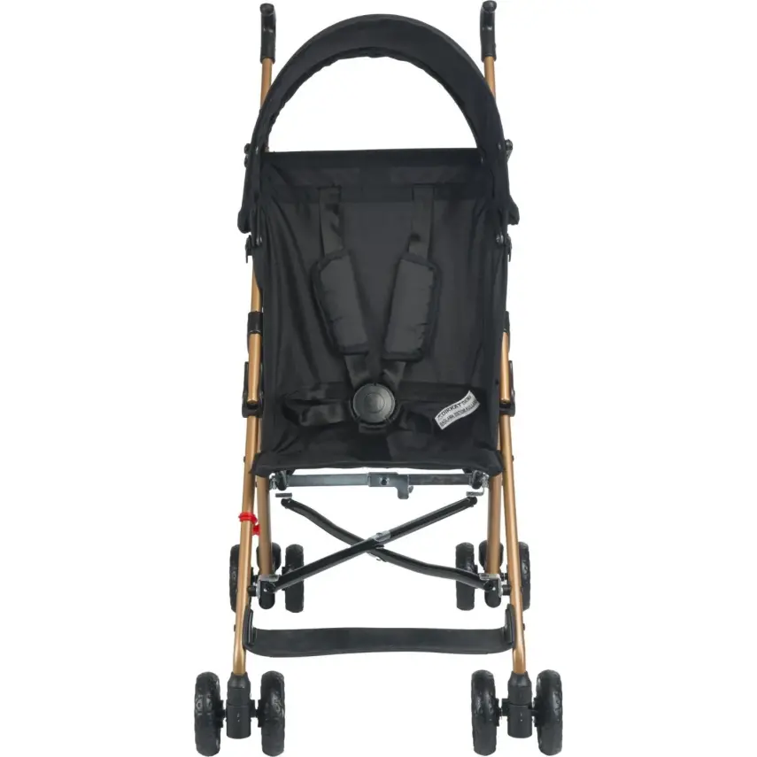 Be-Be Basic Pratik Ultra Hafif Katlanabilir Baston Bebek Arabası  Siyah Gri - 3