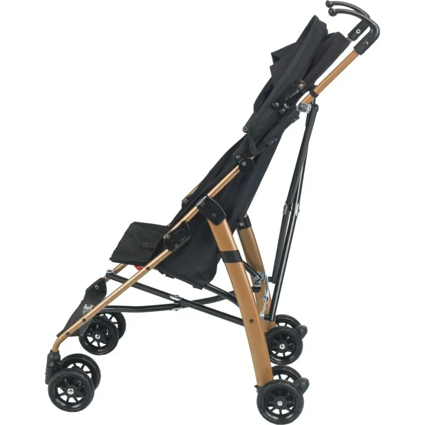 Be-Be Basic Pratik Ultra Hafif Katlanabilir Baston Bebek Arabası  Siyah Siyah - 6