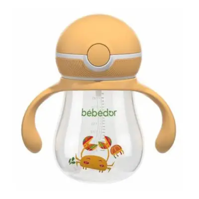 Bebedor Bas Aç Kapaklı Kulplu PP Bardak 260 ml