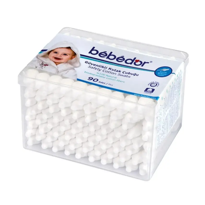 Bebedor Emniyetli Kulak Temizleme Çubuğu 56lı - 1