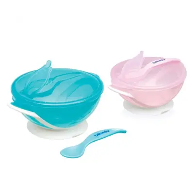 Bebedor Vakumlu Tabak ve Kaşık Seti