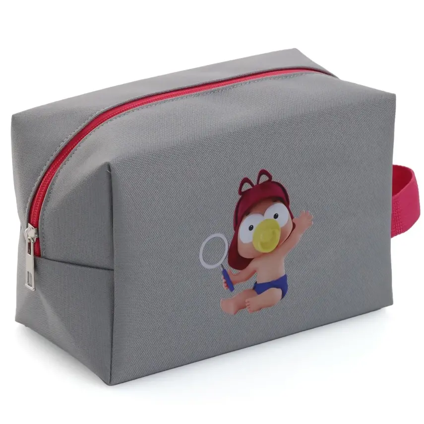 Bebektif Kirli Temiz Bebek Çamaşır Makyaj Çantası Gri - 4