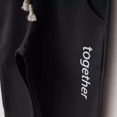 Bebolly 2li Takım Together Baskılı Füme - 3